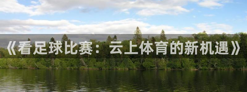 《看足球比赛：云上体育的新机遇》