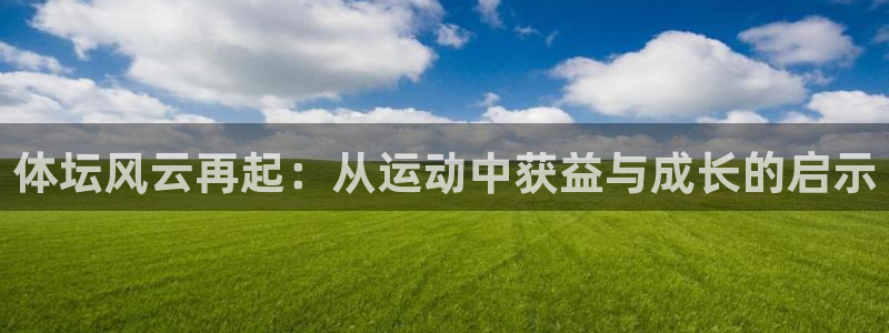 体坛风云再起：从运动中获益与成长的启示